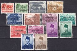 Indonesien 1963  Freimarken: Präsident Sukarno