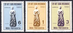 Portugiesisch-Indien 1953  Ausstellung fr Missionskunst