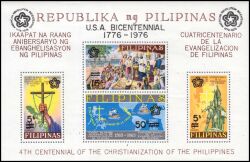 Philippinen 1976  200 Jahre Unabhängigkeit der USA