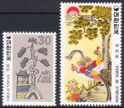 Korea-Süd 1980  Volkstümliche Malerei (IV)