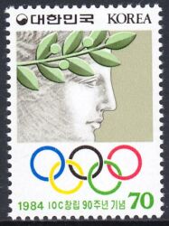 Korea-Süd 1984  90 Jahre Internationales Olympisches Komitee (IOC)