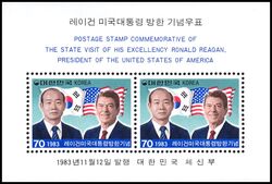 Korea-Sd 1983  Besuch des Prsidenten der USA
