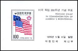 Korea-Süd 1976  200 Jahre Unabhängigkeit der Vereinigten Staaten