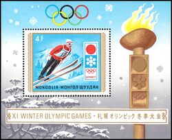 Mongolei 1972  Olympische Winterspiele in Sapporo
