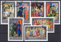 Mongolei 1974  Bühnenszenen aus Opern und Dramen
