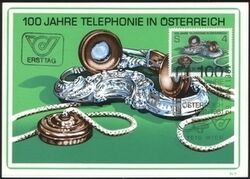 1981  100 J. Telephonie in Österreich - MaxiCard