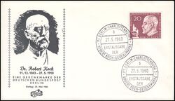 1960  50. Todestag von Robert Koch