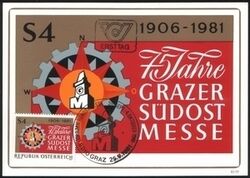 1981  75 Jahre Grazer Südost-Messe - MaxiCard