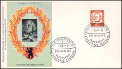 1961  Freimarken: Bedeutende Deutsche 205 - Neumann
