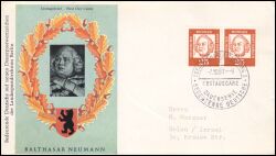 1961  Freimarken: Bedeutende Deutsche 205 - Neumann