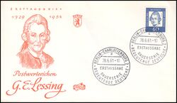 1961  Freimarken: Bedeutende Deutsche 207 - Lessing