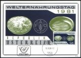 1981  Welternährungstag - MaxiCard