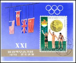 Korea-Nord 1976  Medaillengewinner der Olympischen Spiele in Montreal