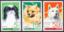Korea-Nord 1977  Hunde
