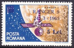 1965  Start des Mondsatelliten Ranger 9