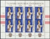 1993  75 Jahre Republik Österreich im Kleinbogen