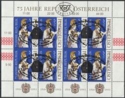 1993  75 Jahre Republik Österreich im Kleinbogen