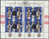 1993  75 Jahre Republik Österreich im Kleinbogen