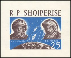 1963  Gruppenflug der Raumkapseln Wostok 3 und Wostok 4