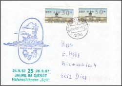 1987  25 Jahre im Dienst - Hafenschlepper Sylt