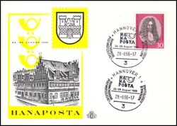 1966  Hannoversche Postwertzeichen Ausstellung HANAPOSTA