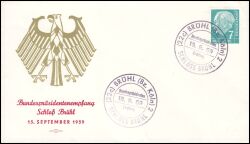 1959  Bundespräsidenenempfang in Schloß Brühl