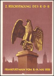 1939  2. Reichstagung des RDP - Propagandakarte