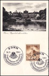1941  1. Postwertzeichen-Ausstellung Bonn
