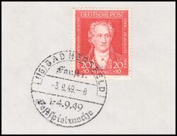 1949  200. Geburtstag von Johann Wolfgang v. Goethe
