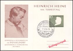 1956  100. Todestag von Heinrich Heine