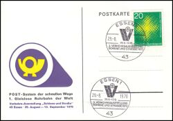 1970  3. Verkehrsausstellung "Schiene und Straße"
