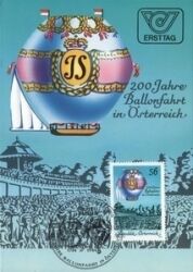 1984  200 J. Ballonfahrt - 2. Amtl. MaxiCard