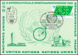1980  3. Internationale Briefmarkenmesse in Essen