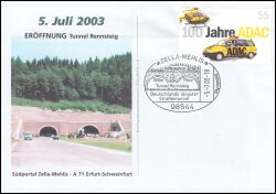 2003  Eröffnung Tunnel Rennsteig