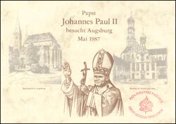 1987  Papst Johannes Paul II. in Augsburg