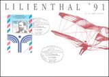 1991  Europische Luftpostausstellung LILIENTHAL `91
