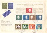 1959  Mischfrankatur auf Auslandsbrief per Luftpost
