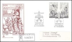 1977  Jahrestag der Rückkehr des Papstes Gregor XI. von Avignon nach Rom