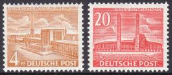 1953  Freimarken: Berliner Bauten