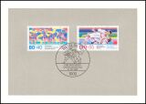 1987  Ministerkarte - Deutsche Sporthilfe