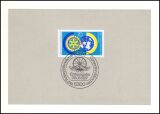 1987  Ministerkarte - Weltkongress des Internationalen Rotary-Clubs