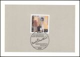 1987  Ministerkarte - 100. Geburtstag von Kurt Schwitters