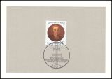 1987  Ministerkarte - 300. Geburtstag von Johann Albrecht...