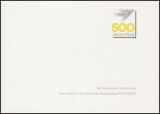 1990  Ministerkarte - 150 Jahre Briefmarken