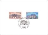 1990  Ministerkarte - Europa: Postalische Einrichtungen