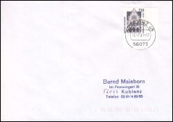 2001  Freimarke: Sehenswürdigkeiten aus Bogen