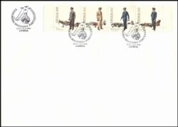 1984  Port. Militäruniformen - Markenheftchen