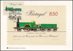 1981  125 Jahre Eisenbahn in Portugal - Maximumkarten