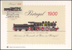 1981  125 Jahre Eisenbahn in Portugal - Maximumkarten