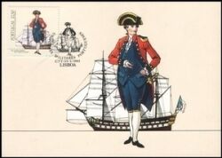 1983  Portugisische Militäruniformen - Maximumkarten